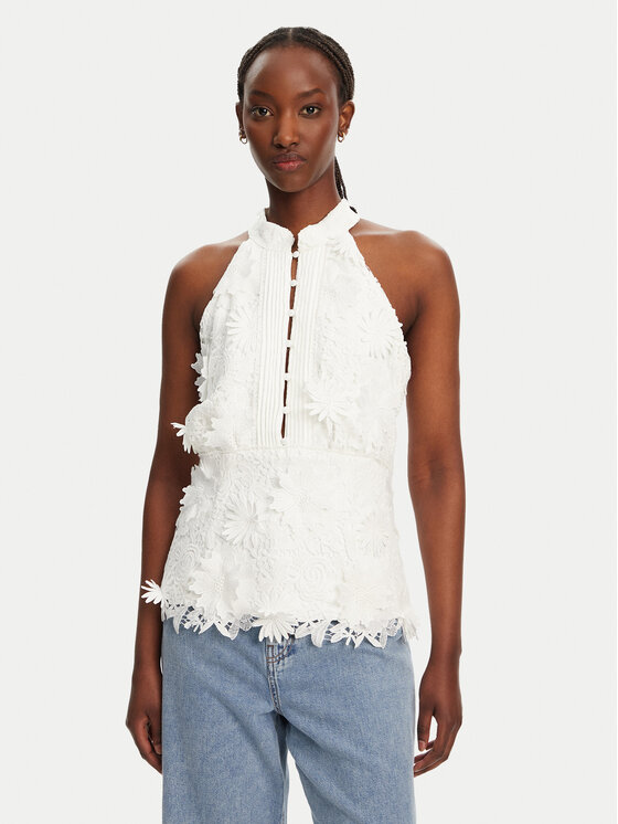 BARDOT BARDOT Μπλουζάκι Remy Sleeveless 59846TB Λευκό Regular Fit