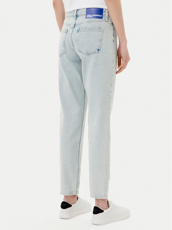 Karl Lagerfeld Jeans Karl Lagerfeld Jeans Blugi A2W10057 Albastru Mom Fit