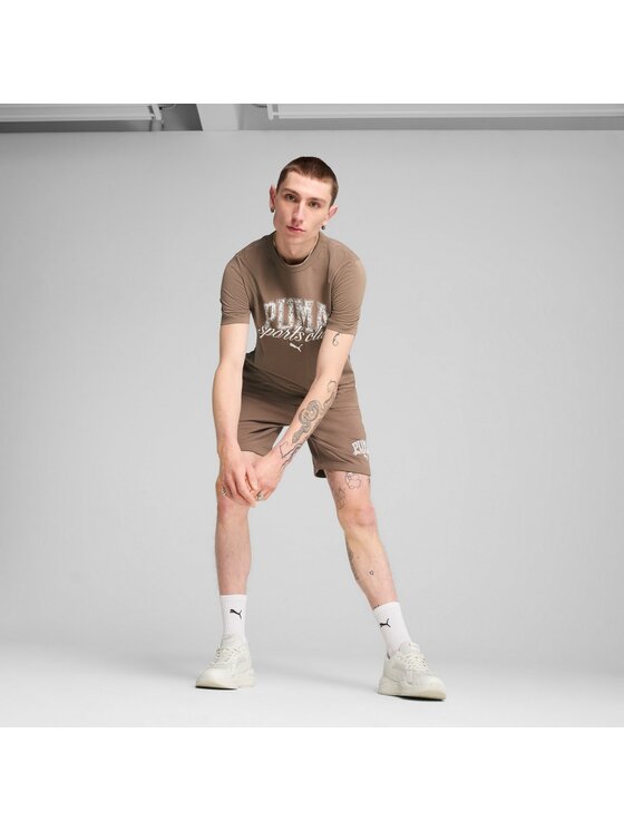 Puma Puma Szorty sportowe 684653 Brązowy Regular Fit