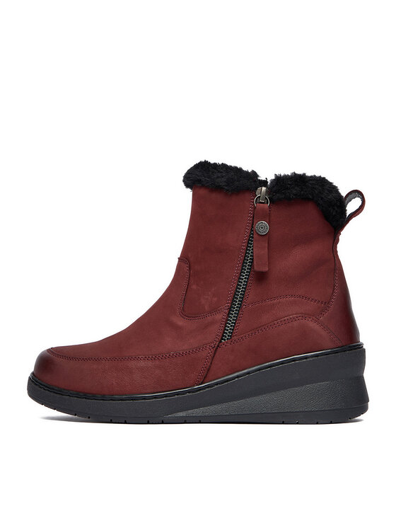 Go Soft Go Soft Stiefeletten CEO-WI23-NUREN-01 Dunkelrot