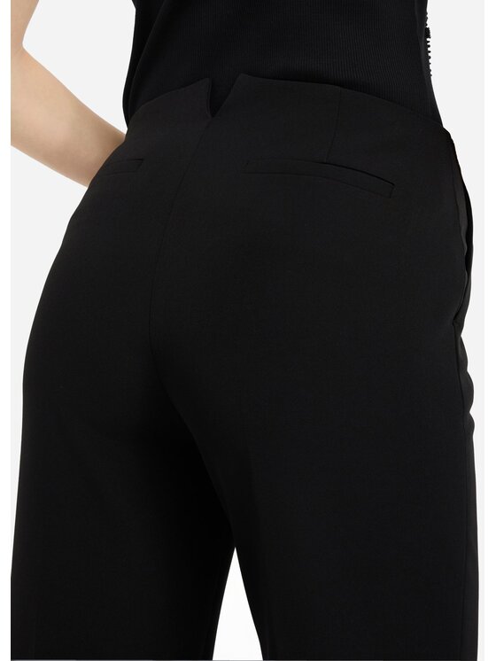 Liu Jo Liu Jo Spodnie materiałowe CF5304T22002222C Czarny Regular Fit