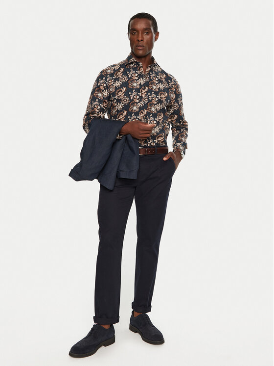 Baldessarini Baldessarini Srajca B3 10012 3642 Mornarsko modra Regular Fit