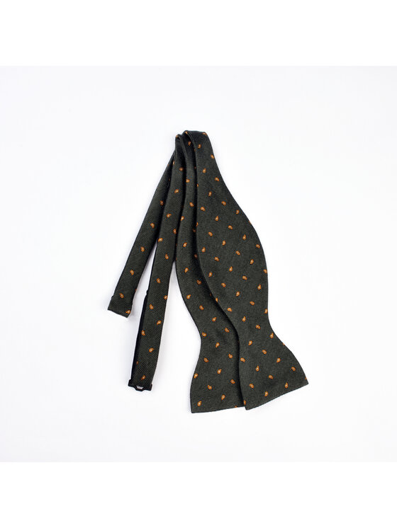 ELSNER ELSNER Παπιγιόν BUTTERFLY Z JEDWABNEGO ŻAKARDU A6045 Πράσινο