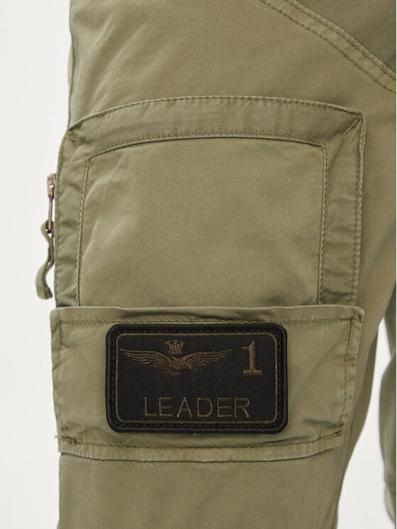 Aeronautica Militare Aeronautica Militare Pantaloni di tessuto 241PA1387CT1493 Verde Regular Fit