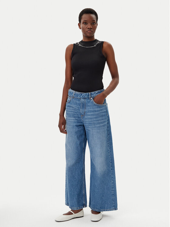 HUGO HUGO Felső Delanive 50534050 Fekete Slim Fit