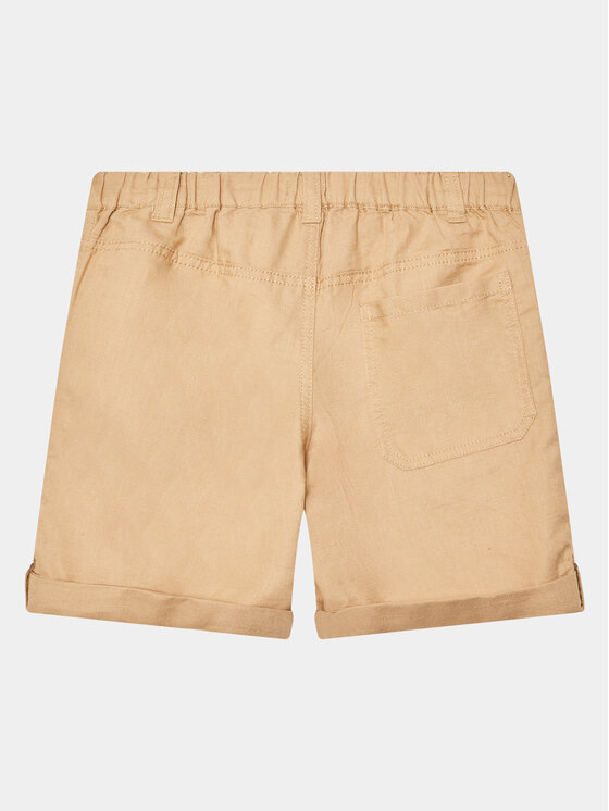 United Colors Of Benetton United Colors Of Benetton Шорти от плат 4BE7G9012 Бежов Regular Fit