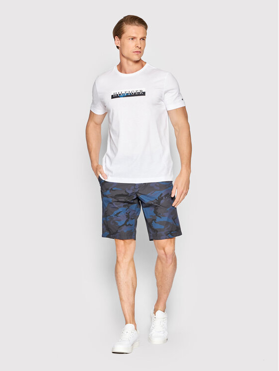 Tommy Hilfiger Tommy Hilfiger T-shirt Camo MW0MW24548 Bianco Regular Fit