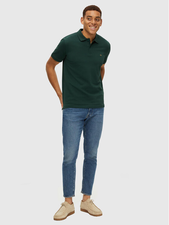 Selected Homme Selected Homme Polo särk 16087839 Roheline Regular Fit