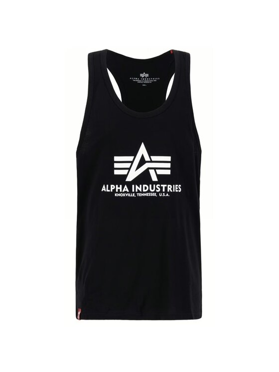 Alpha Industries Alpha Industries Tank top AI.116513-03 Čierna Basic Fit