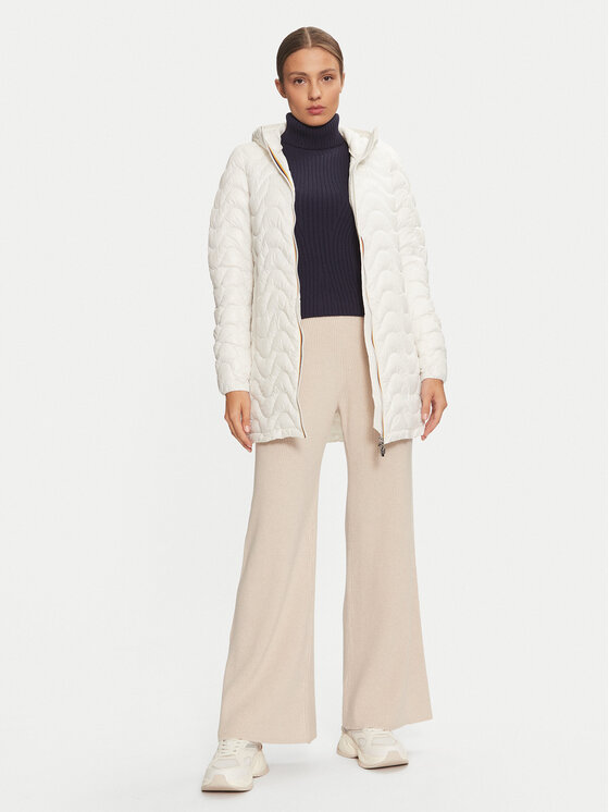 K-Way K-Way Kurtka zimowa Sophie K3112SW Écru Regular Fit