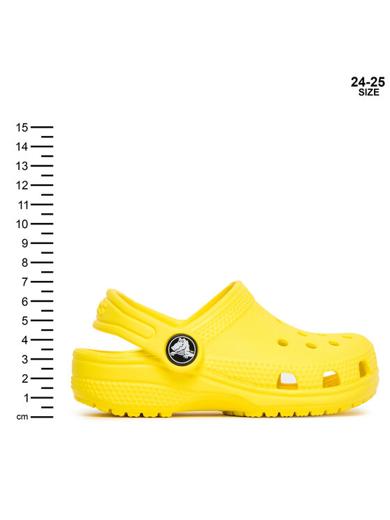 Crocs Crocs Klapki Classic Clog T 206990 Żółty