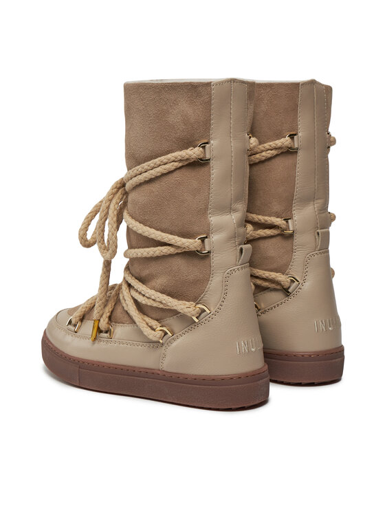 Inuikii Inuikii Škornji za sneg Classic High Laced 75107-096 Bež