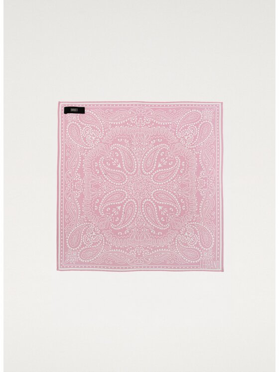 LEBRAND LEBRAND Chusta Bandana mini Różowy jasny