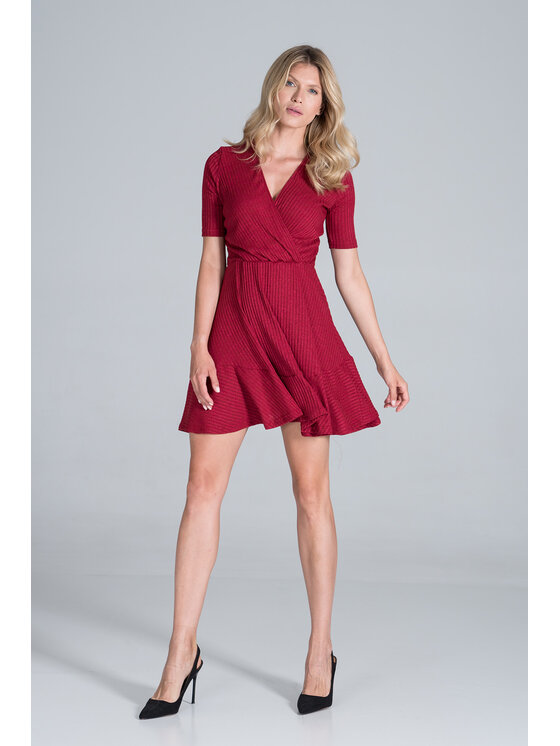 FIGL FIGLFIGL Vestito M821 Rosso Regular Fit
