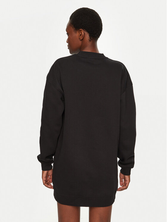 Calvin Klein Jeans Calvin Klein Jeans Φόρεμα υφασμάτινο J20J224834 Μαύρο Relaxed Fit