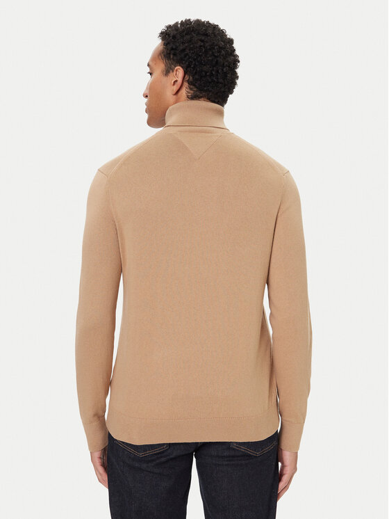 Tommy Hilfiger Tommy Hilfiger Golf MW0MW28048 Beżowy Regular Fit