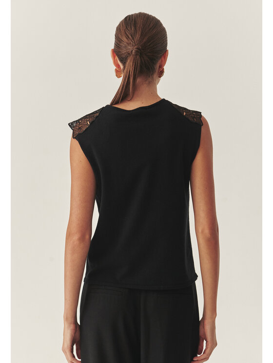 TATUUM Tatuum Bluzka LANERA Czarny Fitted Fit