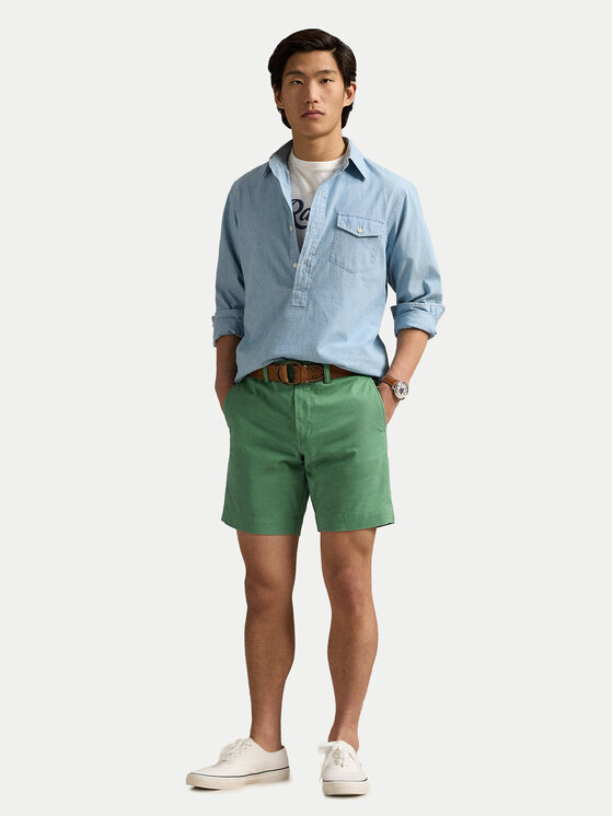 Polo Ralph Lauren Polo Ralph Lauren Kratke hlače 710799213048 Zelena Straight Fit
