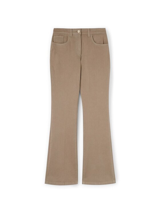 Motivi Motivi Pantaloni di tessuto P732Q003770N013 Écru Flare Fit