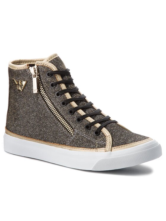 emporio armani venus glitter trainers