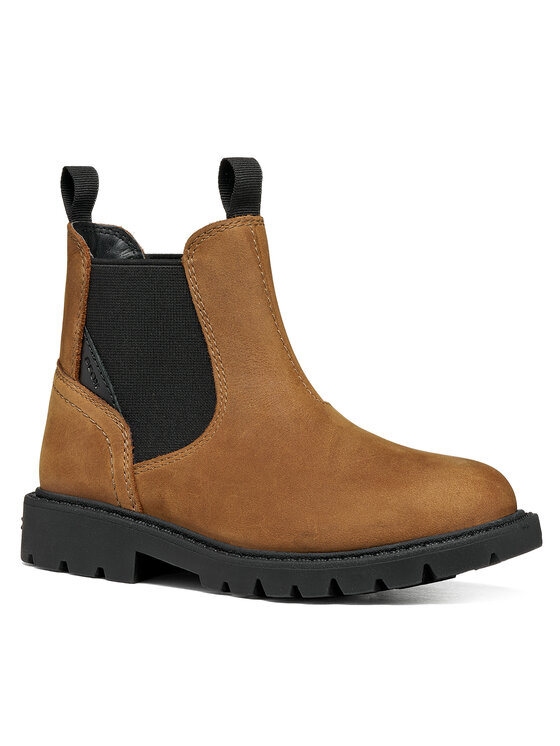 Geox Geox Μποτάκια με λάστιχο J Shaylax Boy J16FAA 00045 C0034 M Καφέ