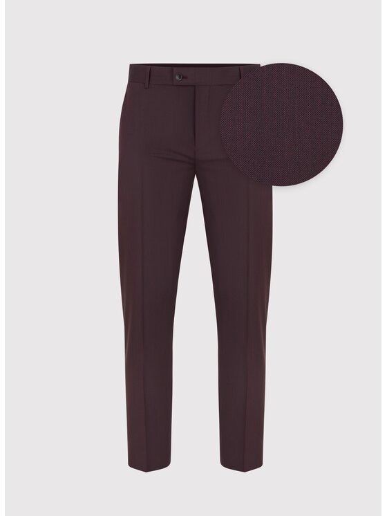 Pako Lorente Pako Lorente Marynarka P24WP-6G-008 Bordowy Super Slim Fit