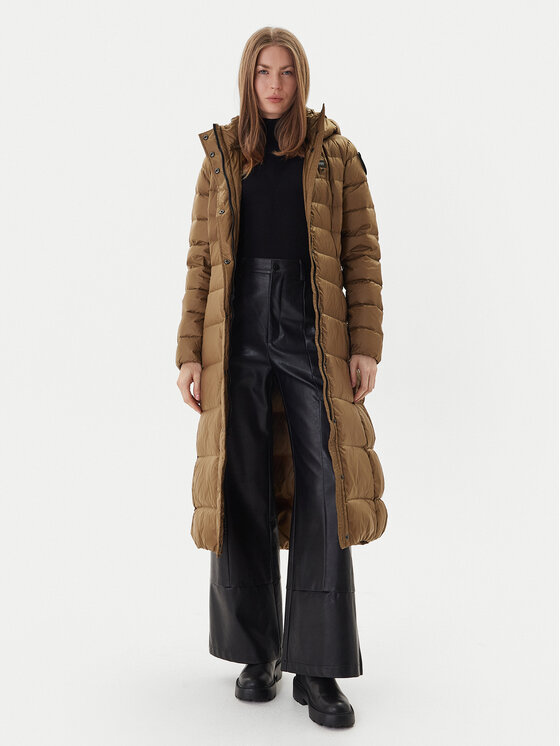 Blauer Blauer Pehelykabát Impermeabile 25WBLDK03101 Zöld Regular Fit