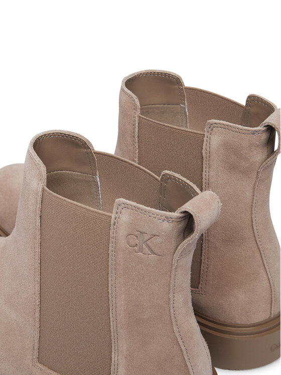 Calvin Klein Calvin Klein Poolsaapad Combat Ess Chelsea Boot Su YM0YM01372 Pruun