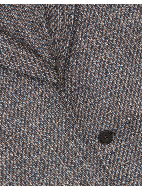Borgio Borgio Marynarka SIRMIONE SZ Szary Slim Fit