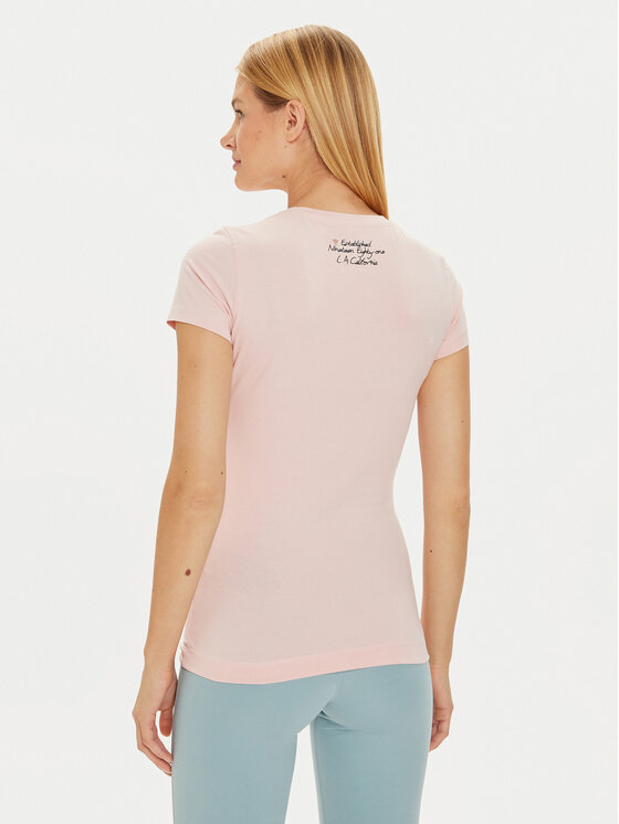 Guess T shirt W4BI23 J1314 Rose Slim Fit Modivo