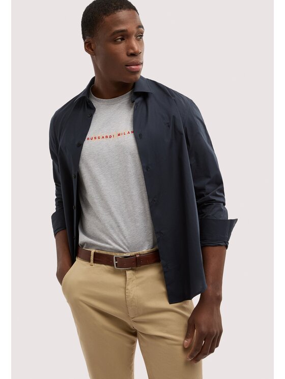 Trussardi Trussardi T-shirt G0558000126N013 Grigio Regular Fit