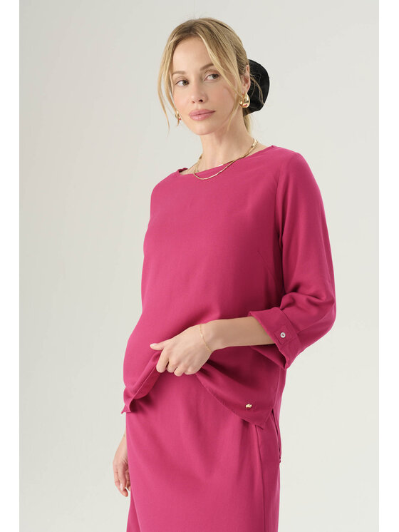Femestage Femestage Blúzka Femestage AB BASE BLU2980-014 Ružová Regular Fit