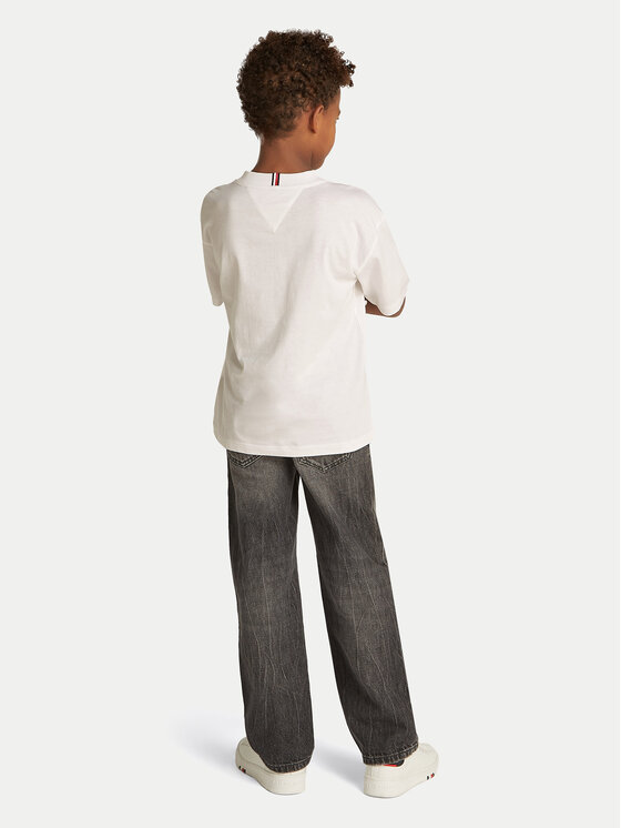 Tommy Hilfiger Tommy Hilfiger Футболка Essential Archive KB0KB09646 S Білий Regular Fit