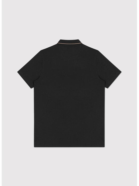 Pako Lorente Pako Lorente Polo P26WN-TX-008 Czarny Regular Fit