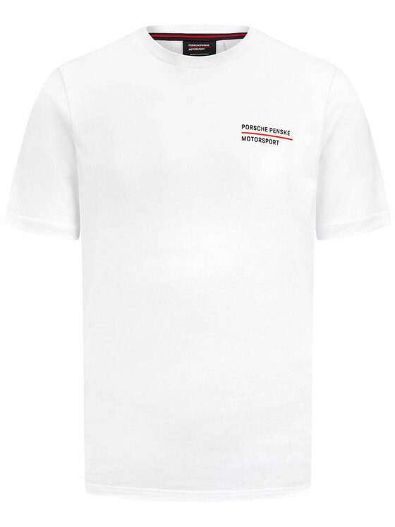Porsche Motorsport Porsche Motorsport T-Shirt Porsche Penske Motorsport Graphic Biały Regular Fit