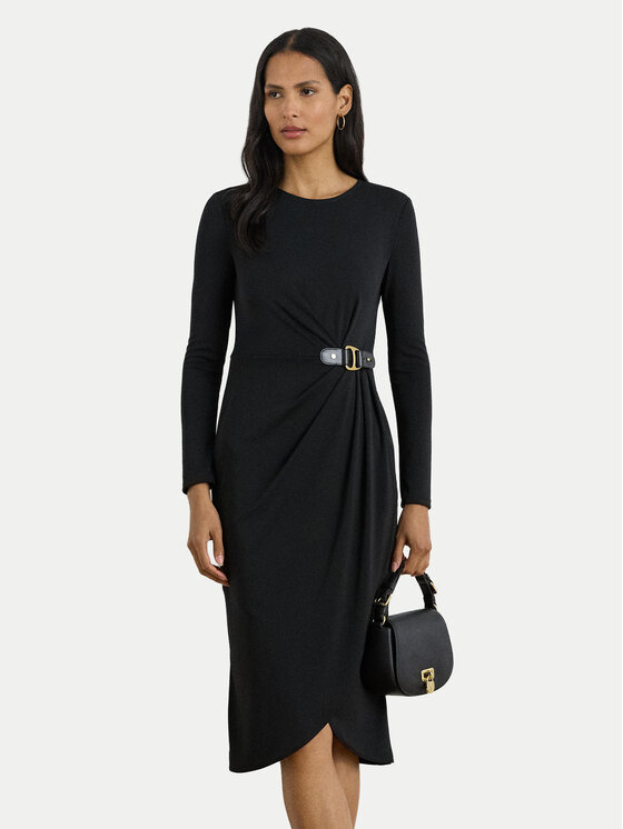 LAUREN RALPH LAUREN LAUREN RALPH LAUREN Každodenní šaty 200980222001 Černá Slim Fit