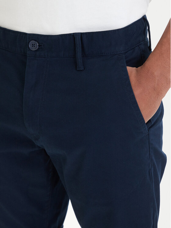 Tommy Jeans Tommy Jeans Bavlnené šortky Scanton DM0DM22852 Tmavomodrá Slim Fit