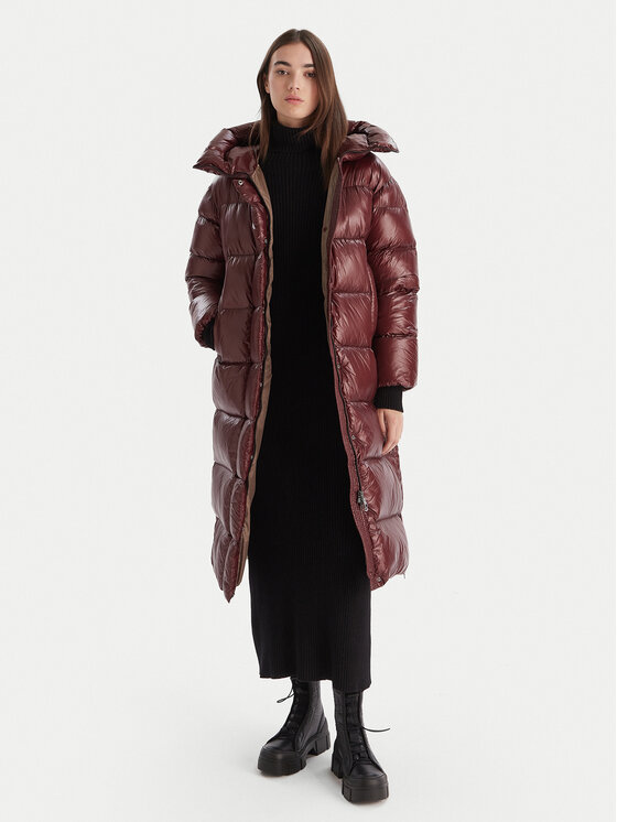 Hetregó Hetregó Зимно палто 8P781 25WD24 Бордо Regular Fit
