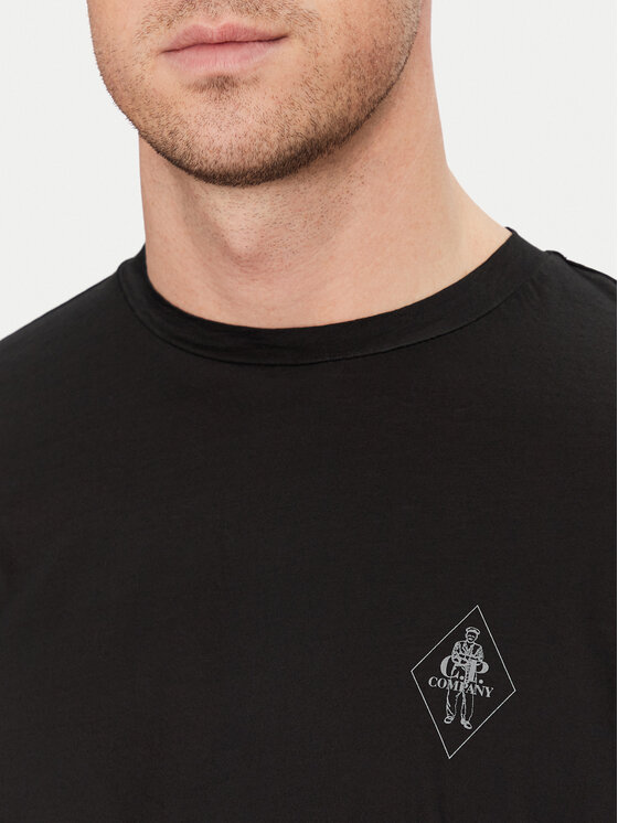 C.P. Company C.P. Company T-Shirt 18CMTS256A110302W Zielony Regular Fit
