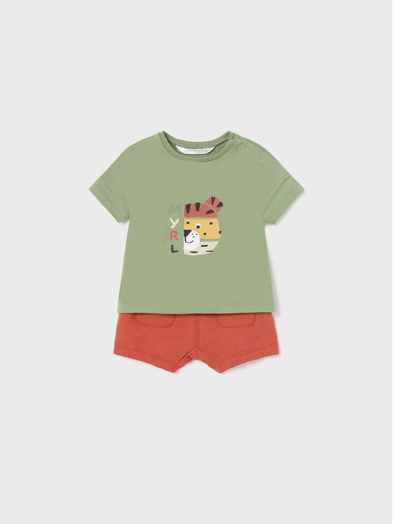 Mayoral Mayoral 2er-Set T-Shirts und Shorts 1629 Bunt Regular Fit