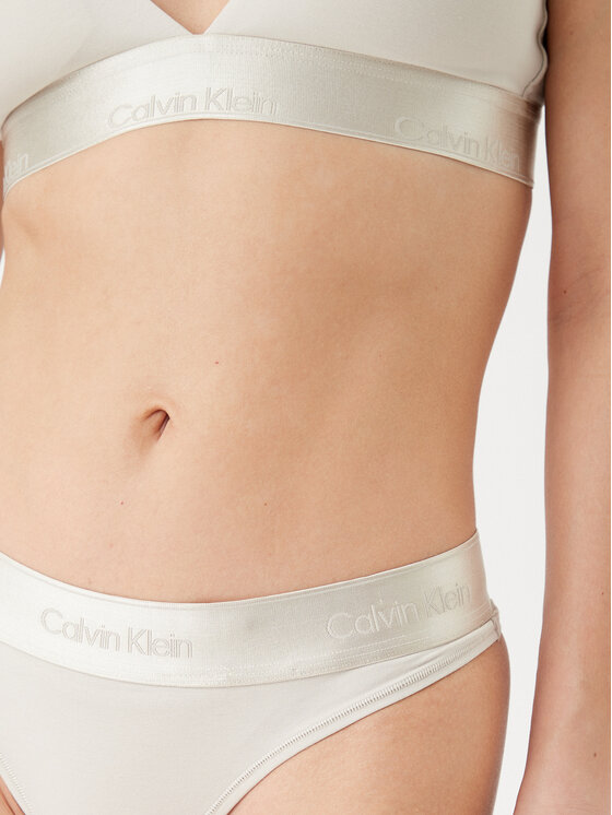 Calvin Klein Underwear Calvin Klein Underwear Stringi 000QF7997E Bēšs
