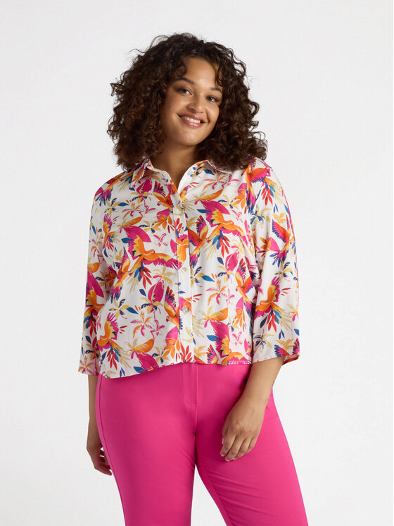 Fiorella Rubino Fiorella Rubino Camicia 5041T001384N0S1 Rosa Boxy Fit