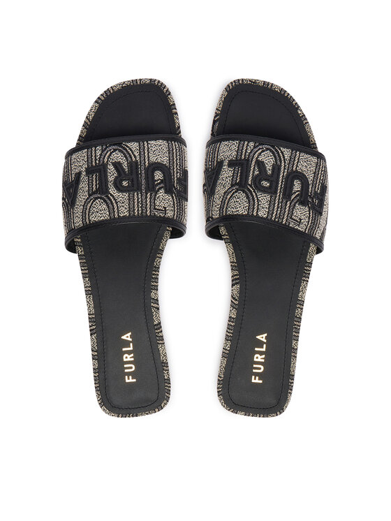 Furla Furla Παντόφλες Brezza YL55BRE BX4556 CN TYY00 Μαύρο