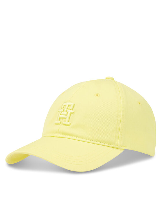 Tommy Hilfiger Cepure ar nagu Beach Summer Soft Cap AW0AW16170 Dzeltens