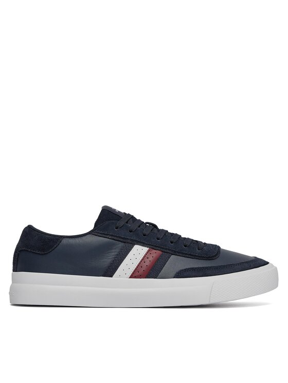 Tommy Hilfiger Snīkeri Th Cupset Rwb Lth FM0FM04975 Tumši zils