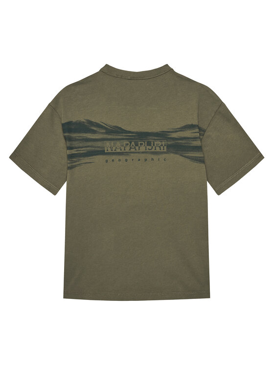 Napapijri Napapijri Tricou S-Ahr NP0A88ZO M Verde Regular Fit