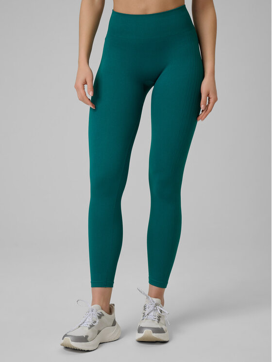 4F 4F Legginsy MULTI ACTIVE Turkusowy Slim Fit