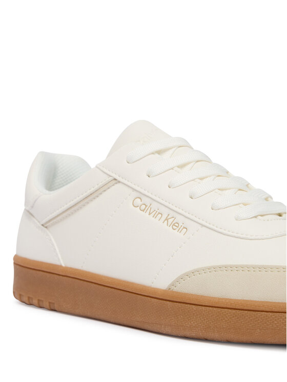 Calvin Klein Calvin Klein Sneakersy Low Cut Lace-Up Sneaker V3X9-83159-1269 D Bílá