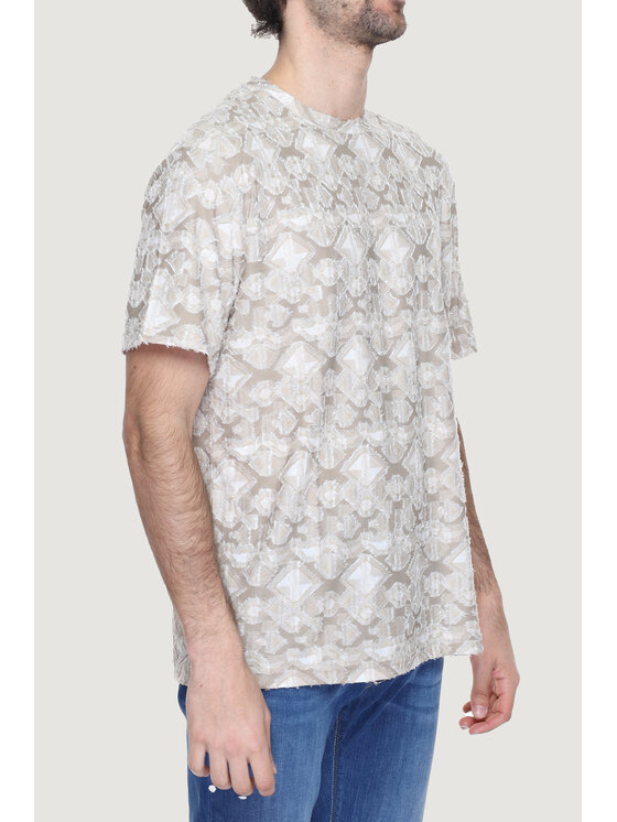 Antony Morato Antony Morato T-Shirt MMKS02364-FA140264 Μπεζ Shirt Fit