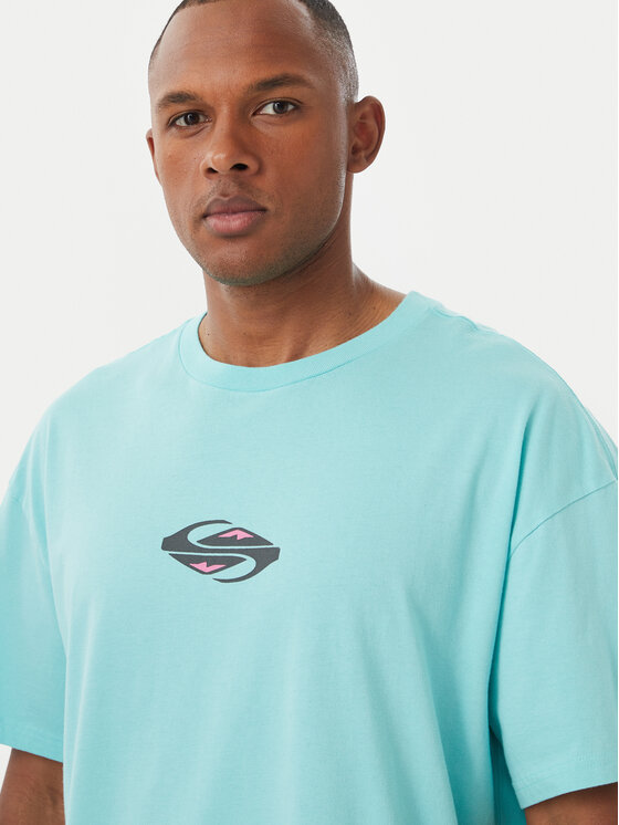 Quiksilver Quiksilver T-särk Global Heat EQYZT08021 Türkiissinine Regular Fit